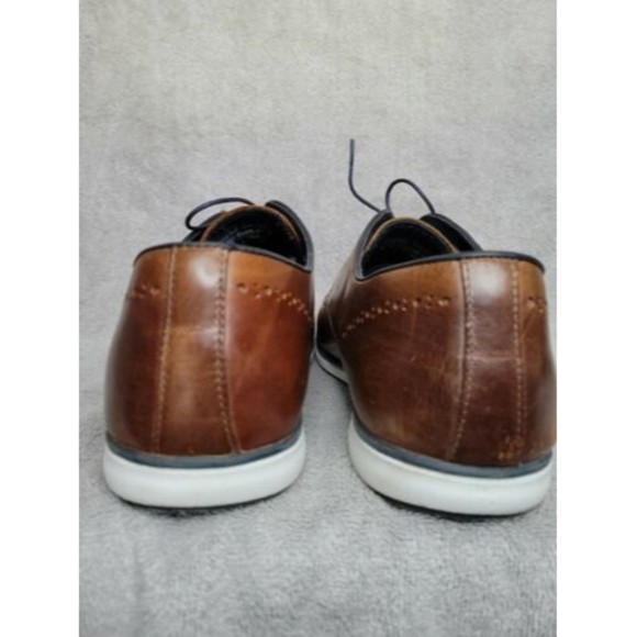 Four Brothers Men's Brown Leather Oxford Distressed Shoes #7421736 Size 13 - Picture 3 of 9